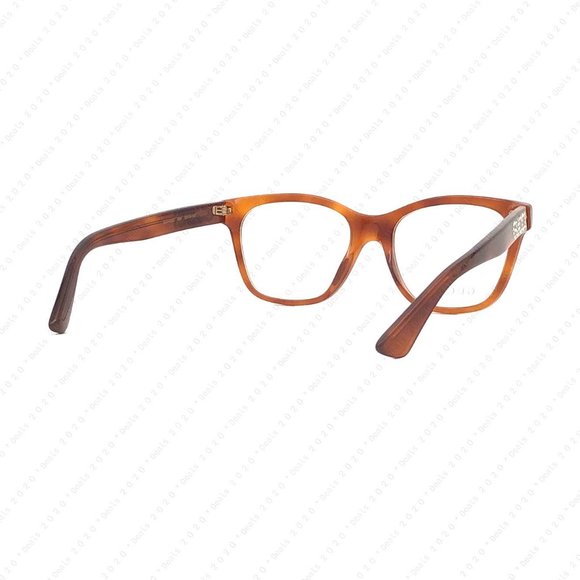 New GUCCI Women’s GG0420O 004 52mm Havana Eyeglasses - Picture 5 of 11